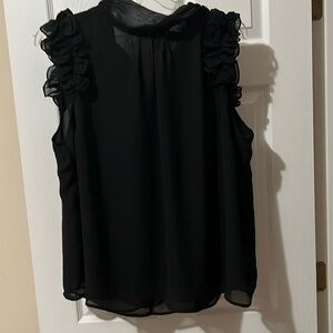 Sheer black top